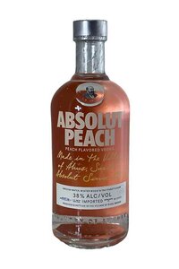 Absolut Peach Vodka 40% alc 0,7 ltr