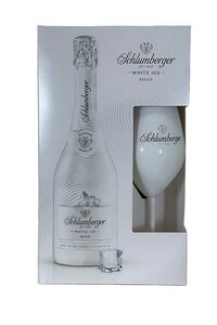 Schlumberger White Ice Secco Giftbox met glas